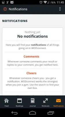 WODconnect android App screenshot 0